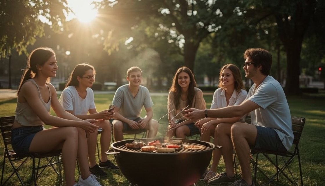 Sommerabende in Bürstadt: Grillen und Shisha
